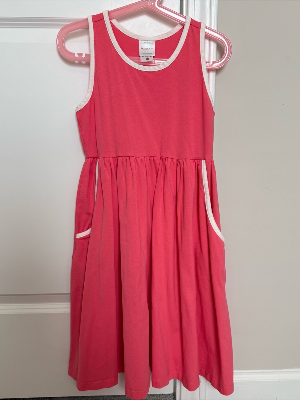 Hanna Andersson Girl Racerback Skater Dress size 8 years 130 cm EUC